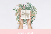 ANIMATED Watercolor Tropical & Rose, an Illustration by January Bloom (Thumbnail 5 of 11)