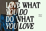Helvine Blur, a Serif Font by Craft Supply Co. (Thumbnail 8 of 8)