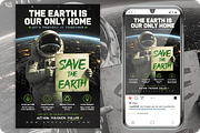 Save The Earth Flyer Template, a Flyer Template by regalDRAW (Thumbnail 1 of 3)
