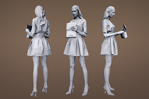 Lowpoly People Casual Pack Volume 2