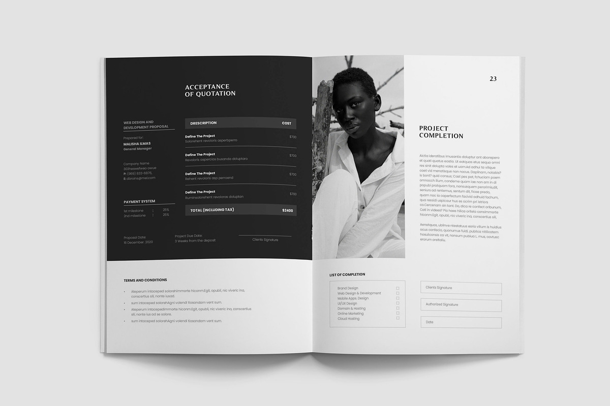 Business Proposal | Adobe InDesign, a Brochure Template by HR Studio (Photo 12 of 12)