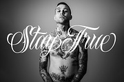 Loyalty - Bold Street Tattoo Script, a Script Font by Muntab_Art (Thumbnail 3 of 8)