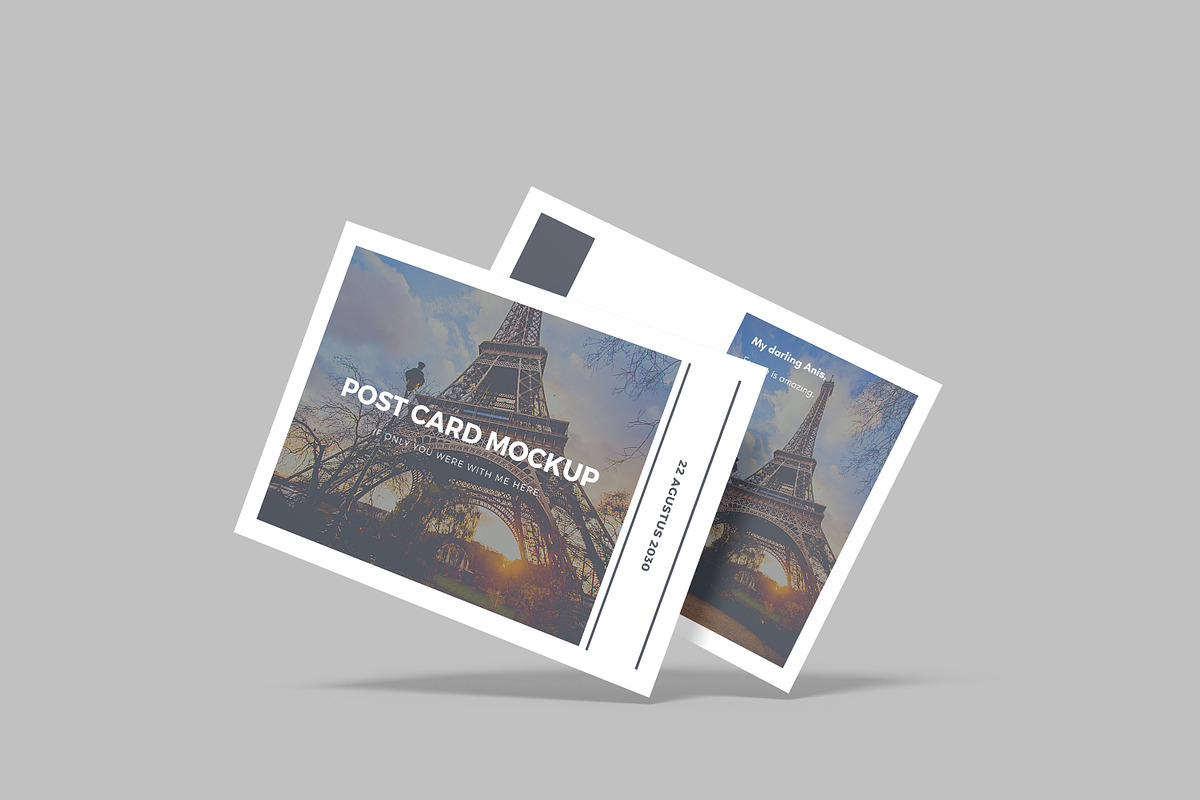Postcard Mockup, a Print Template by mahremdesign (Photo 3 of 13)