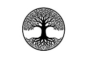 Sacred Tree of Life Vector Bundle, an Illustration by Designs_River (Thumbnail 43 of 51)