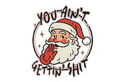 Funny Christmas Sarcastic Santa Png, an Illustration by Designking (Thumbnail 1 of 6)