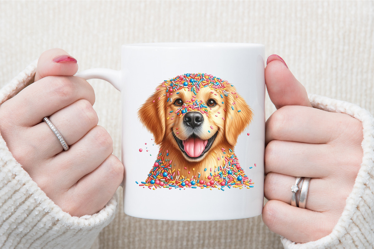 Funny Dog and Cat Love Ice Cream Cli, an Illustration by Sublimation Artist (Photo 5 of 6)