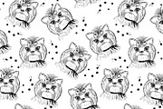 Cute dogs collection!, a Pattern Graphic by Irene_Boiko_ART (Thumbnail 6 of 16)