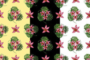 Tropical watercolor patterns., a Pattern Graphic by Mehendra Art (Thumbnail 2 of 5)