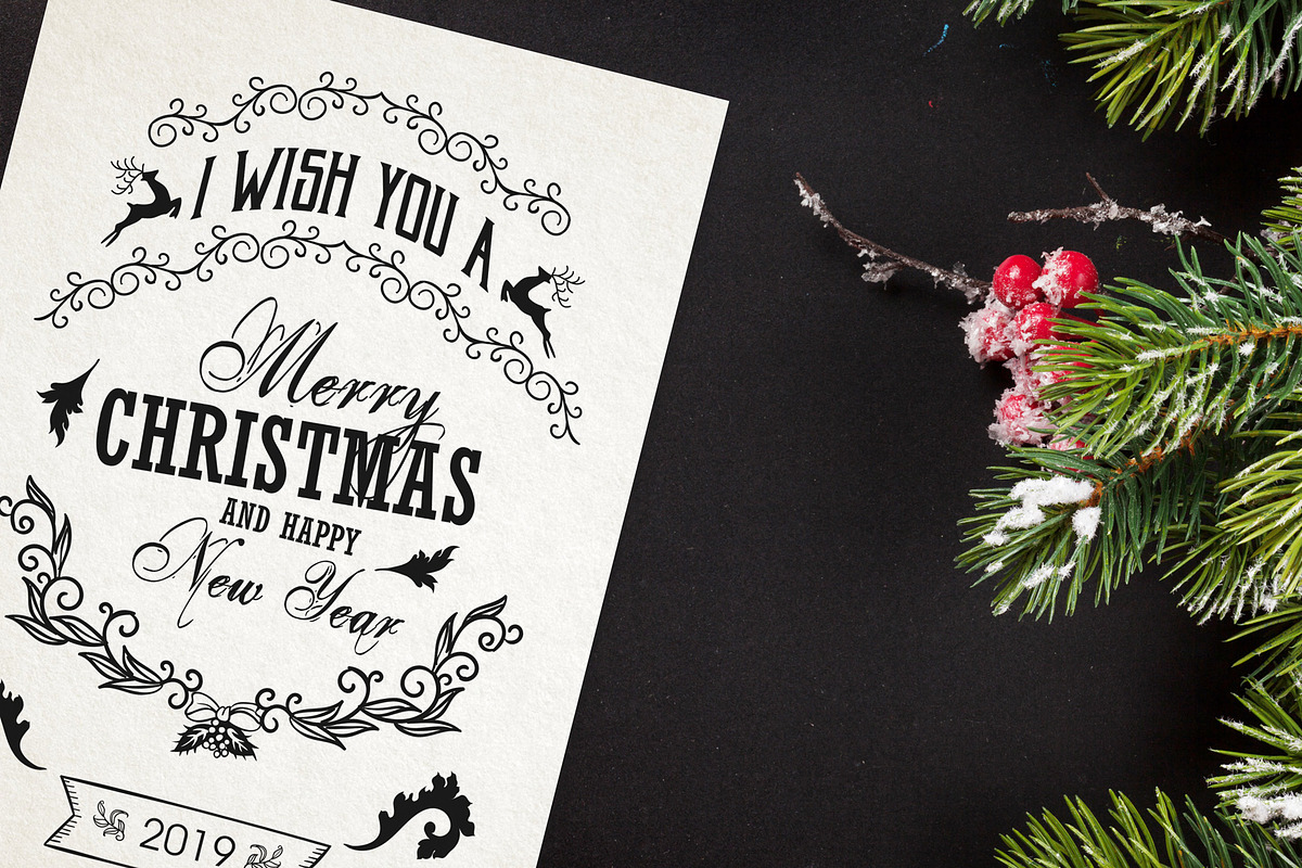 48 Christmas Mockup, a Print Template by Walentin (Photo 36 of 49)