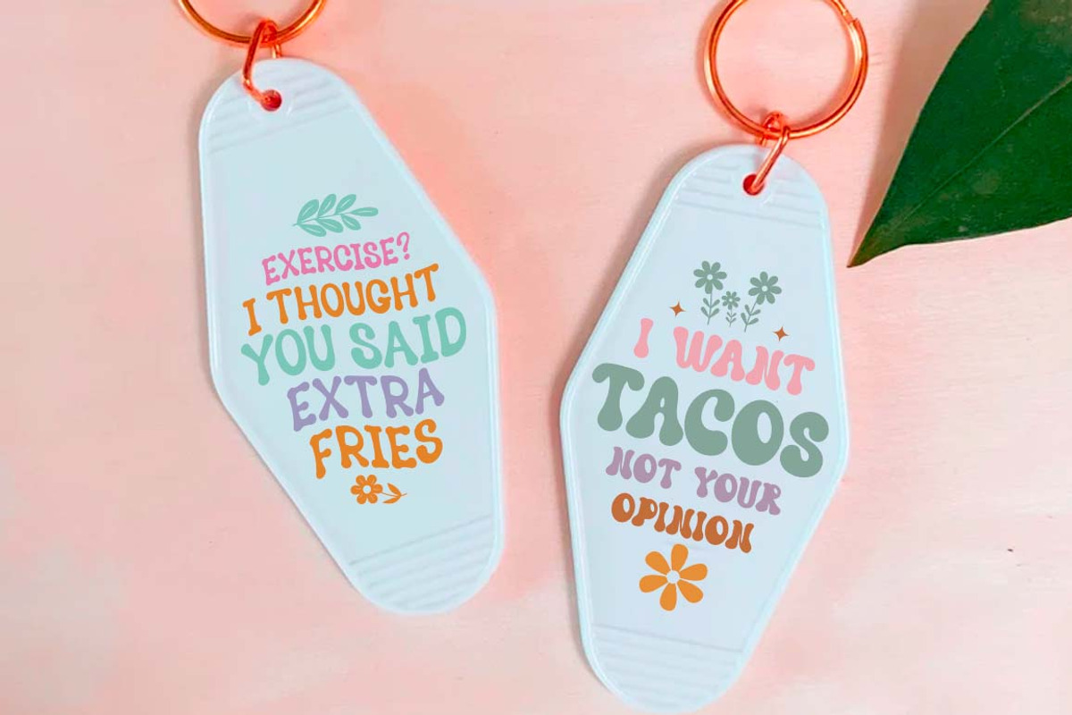 Funny Keychain Quotes SVG Bundle, an Object Graphic by FiveStarCrafting (Photo 4 of 7)