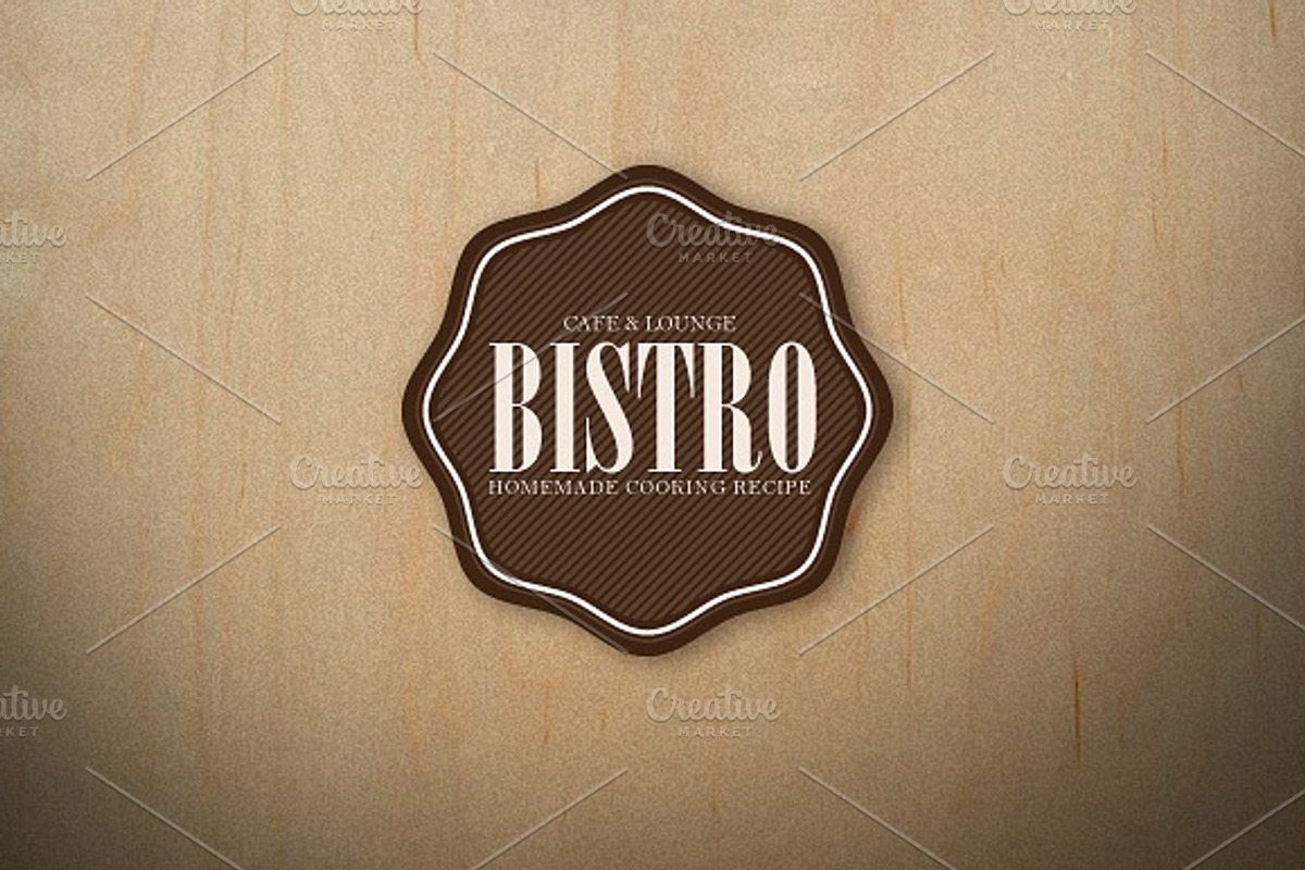 Vintage Cafe & Lounge Logo Badge, a Branding & Logo Template by ORCA Creative Store (Photo 4 of 5)