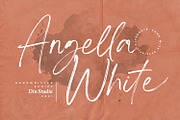 Angella White, a Script Font by din-studio.com (Thumbnail 1 of 10)