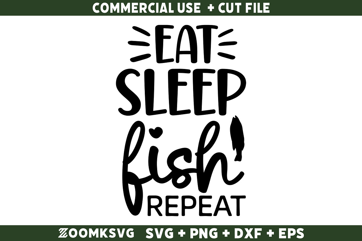 Fishing SVG Bundle 20 Designs, an Illustration by ZoomkSVG (Photo 4 of 41)