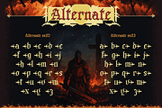 Valmeria - Medival Pixel, a Serif Font by Burntilldead (Thumbnail 4 of 12)