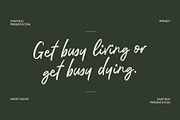 Oakfield Script, a Script Font by Xelo Graph (Thumbnail 4 of 7)