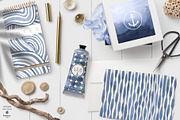 sea breeze indigo watercolor texture, a Texture Illustration by beehouse studio (Thumbnail 4 of 4)