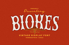 Biokes - Vintage Display Font