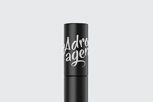 Matte Paper Tube Mockup