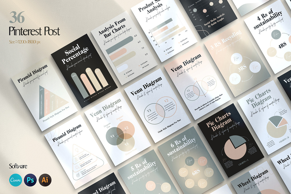 Charts & Infographic Social Kit
