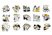 Freelance work illustration set, a Person Illustration by StonePic (Thumbnail 2 of 3)