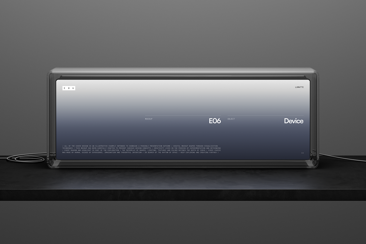 Device Mockup E06, a Device Mockup by Lumatte (Photo 3 of 8)