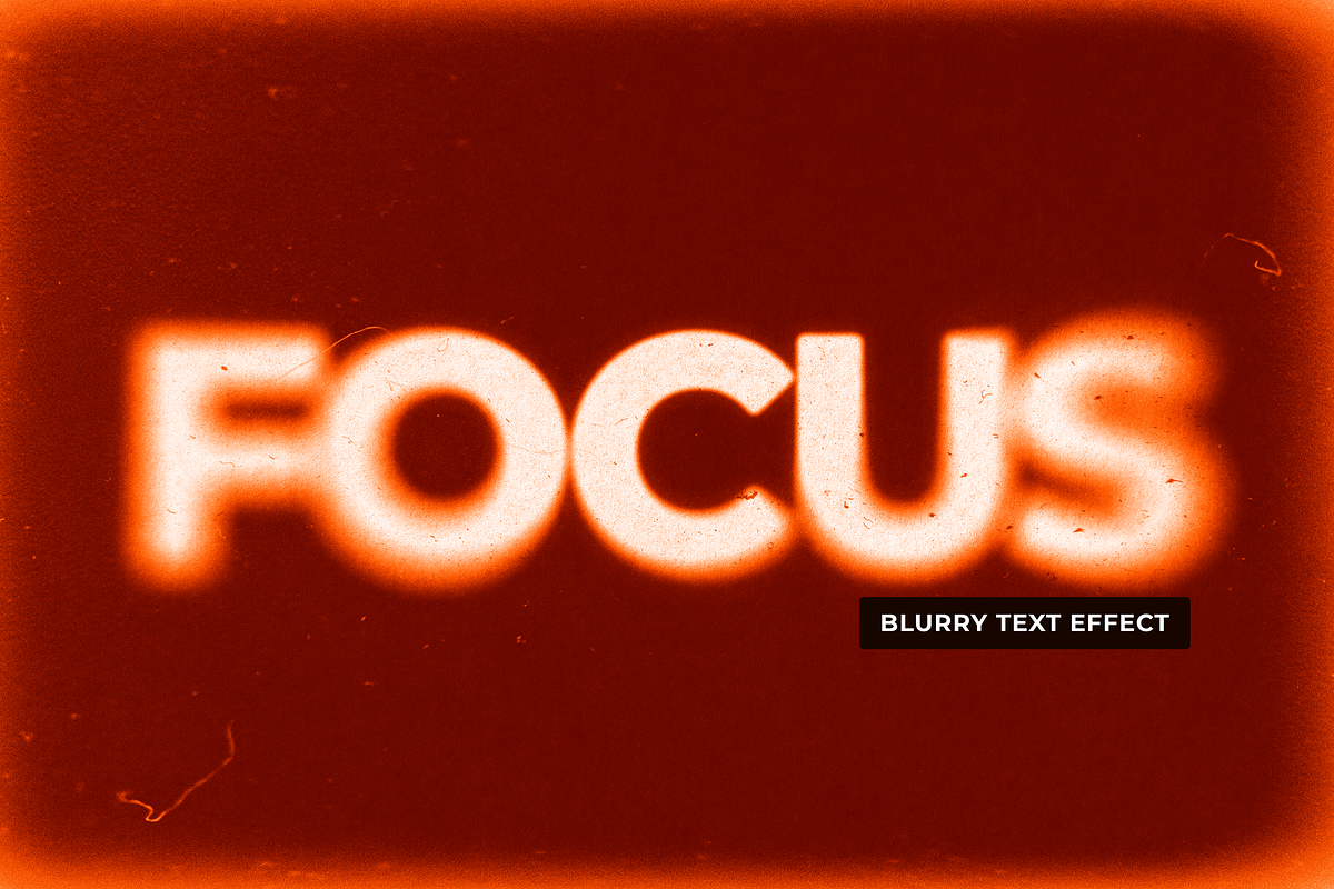 Blurry Text Effect, a Layer Style Add-On by Mint Pixels (Photo 1 of 8)
