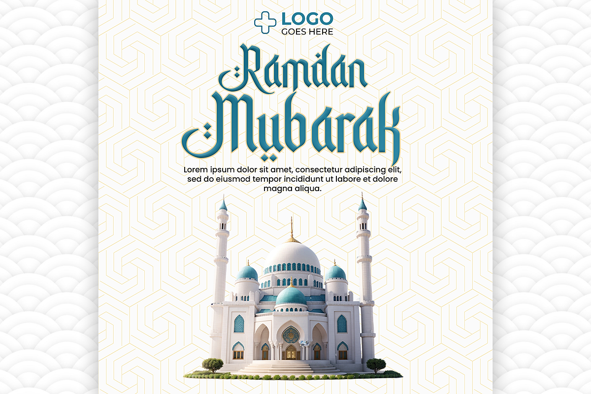 Ramadan Mubarak posts, a Social Media Template by AyyazMomin (Photo 3 of 7)
