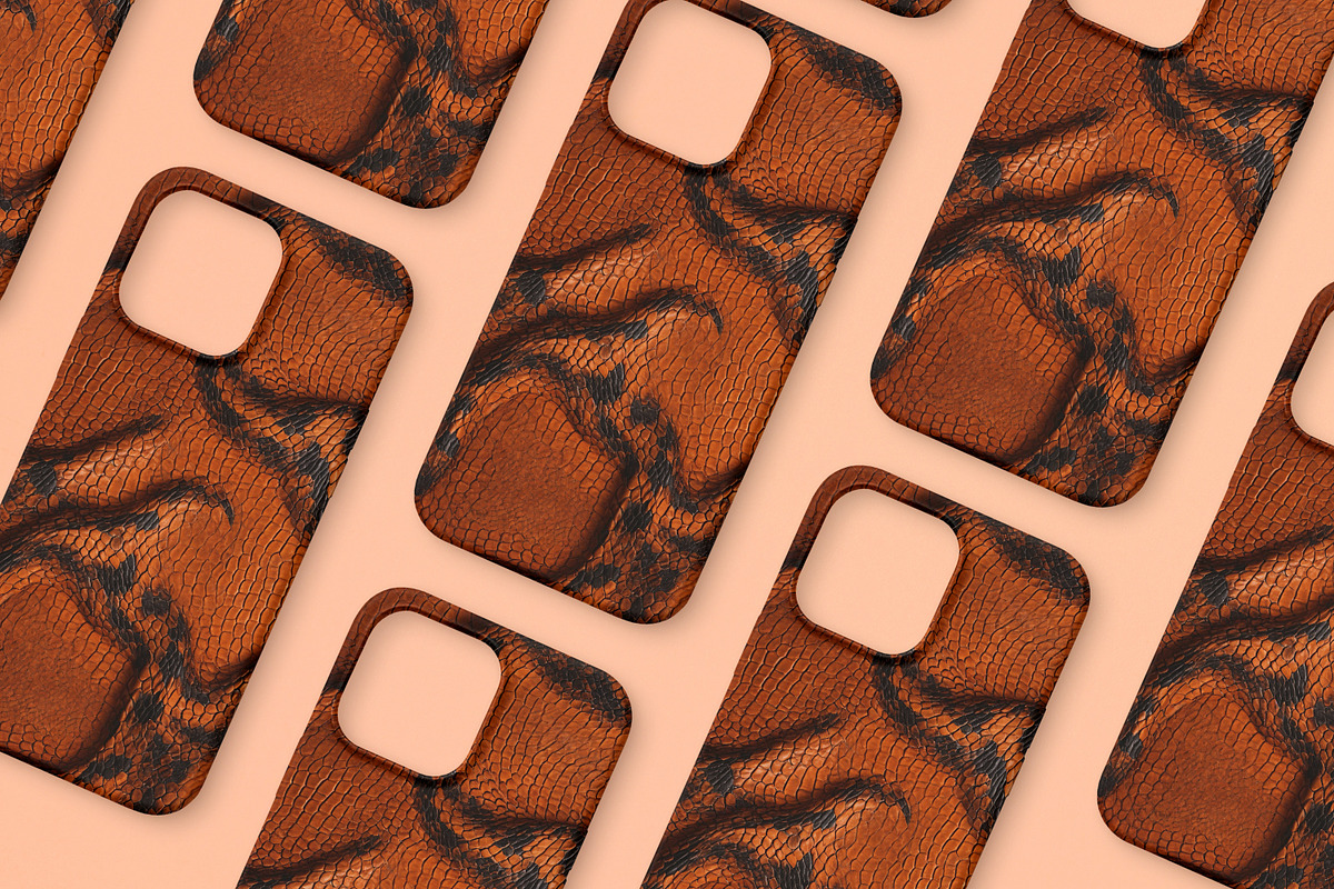 Snake Leather Texture Background, a Texture Graphic by Forhadx5 (Photo 3 of 6)