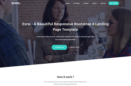 Evral - Marketing Template