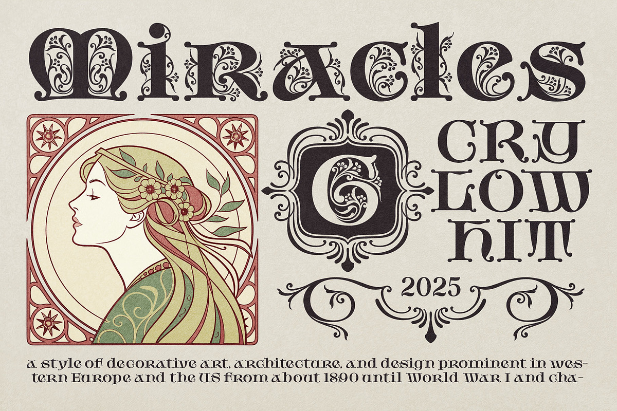 Dreams Mount Typeface, a Serif Font by alit design (Photo 3 of 21)