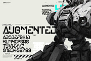 Augmented, a Sans Serif Font by Hydro74 (Thumbnail 2 of 4)