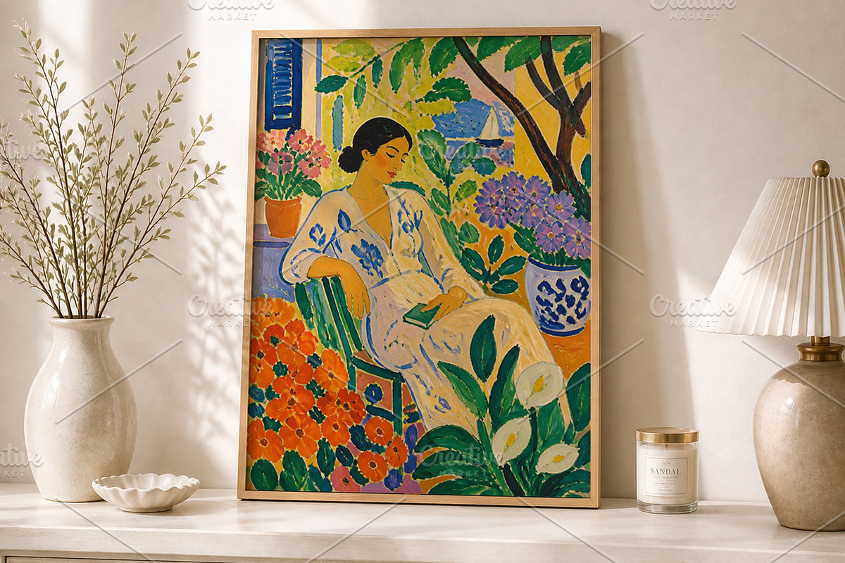 Matisse Inspired Floral Woman Poster, an Arts & Entertainment Photo by elif (Photo 1 of 4)
