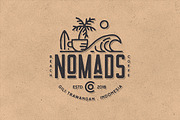 Nomads -The Farmer Original Typeface, a Sans Serif Font by Kaligra.co (Thumbnail 8 of 13)
