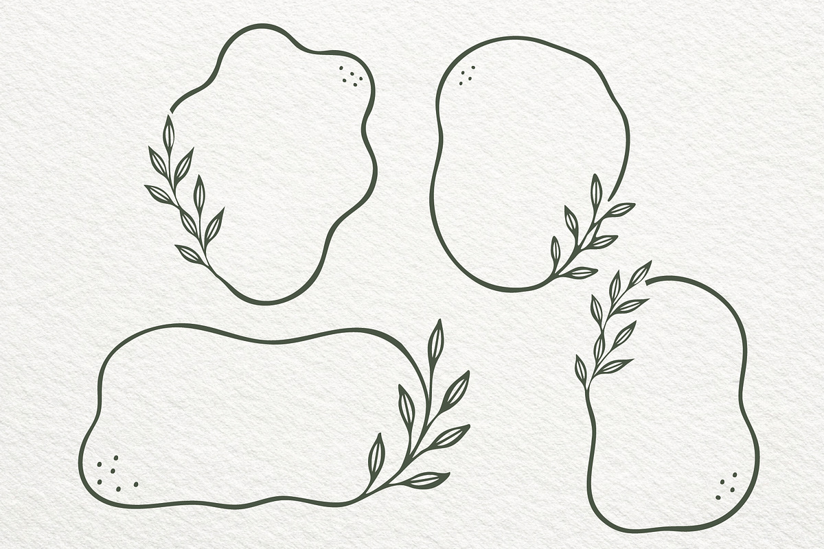 10 Hand Drawn Irregular Frame, a Decorative Illustration by Jiwstudio (Photo 3 of 7)
