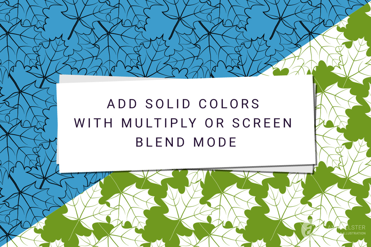 10 Black and White Leaves Patterns, a Pattern Graphic by Anne Elster Design (Photo 6 of 6)