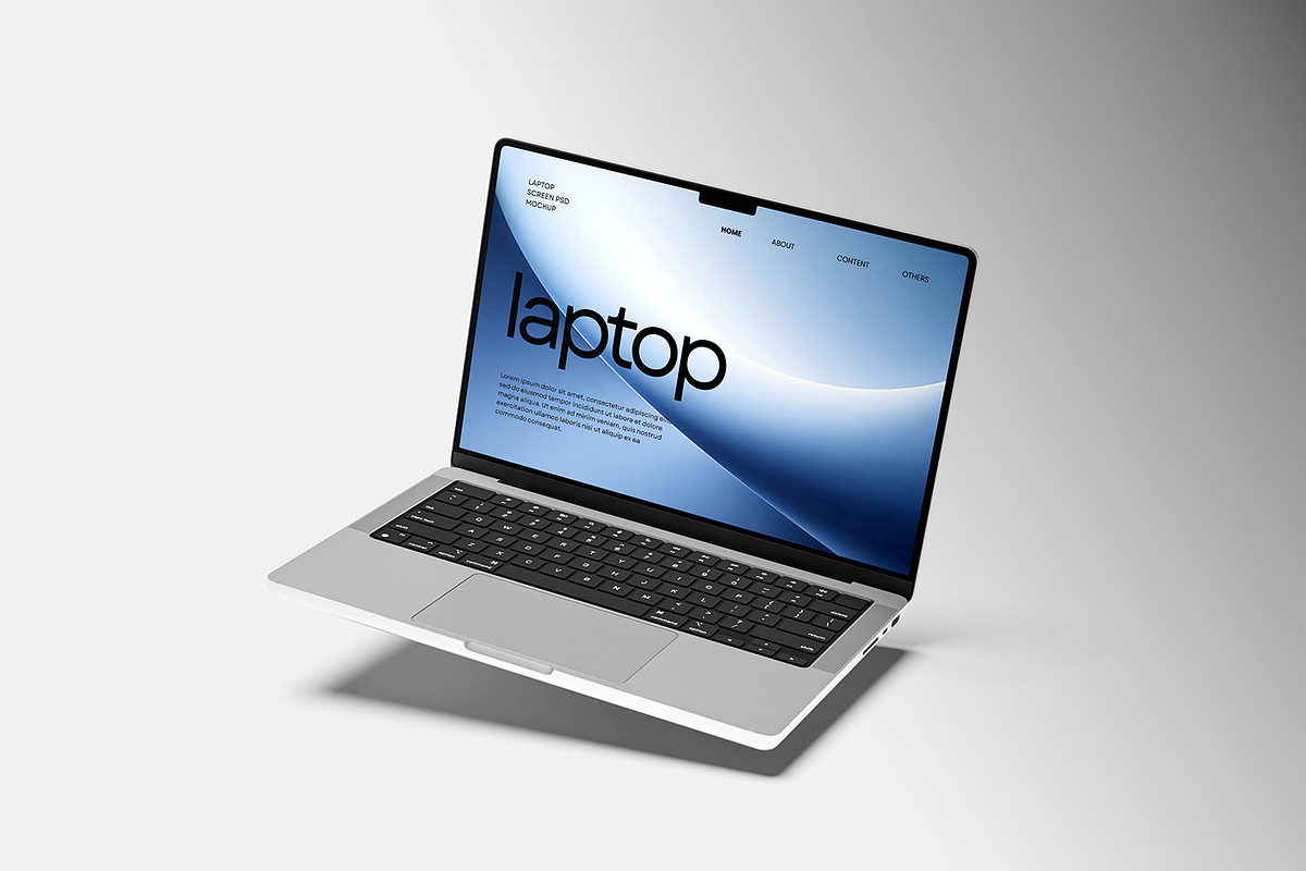 High Quality Laptop Mockup, a Mac Mockup by seramoe (Photo 4 of 5)