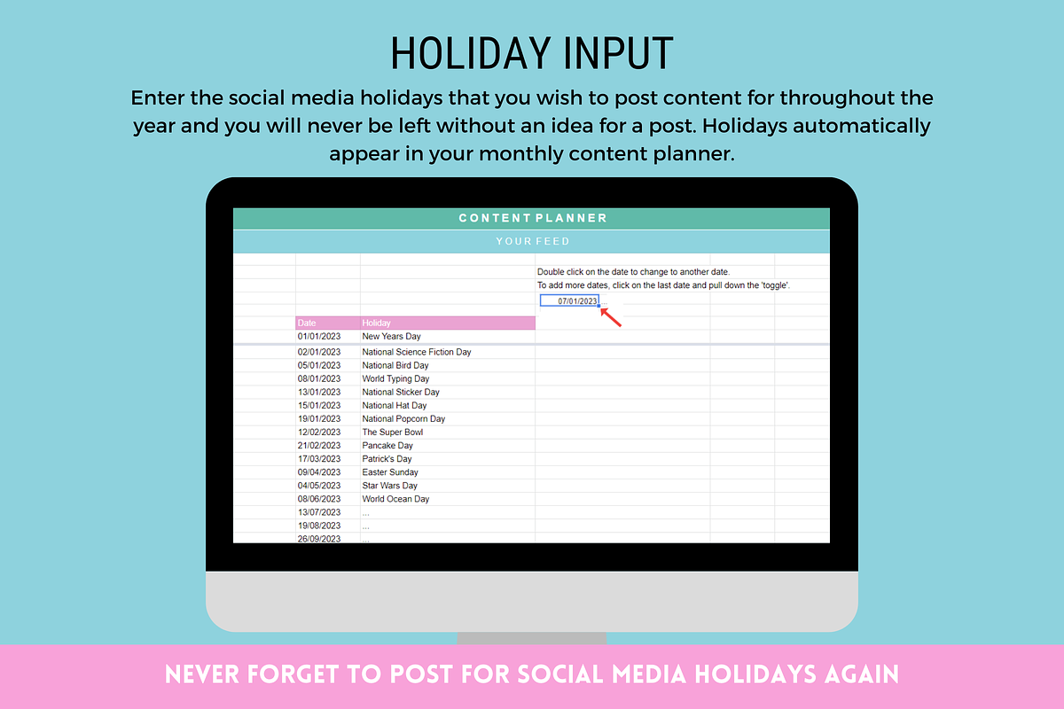Colorful Instagram Planner, a Marketing Template by SunshineStudioBoutique (Photo 7 of 9)