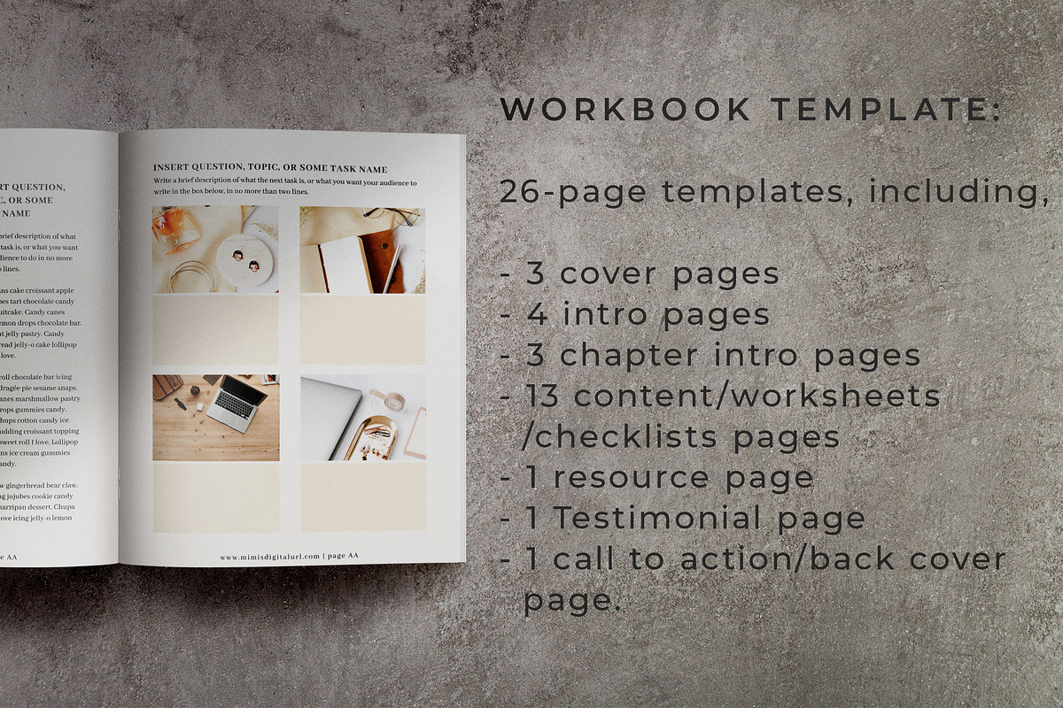 Workbook Canva Template | Mink, a Magazine Template by Studio Sugoi (Photo 2 of 10)