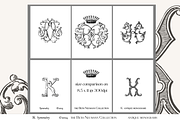 Antique Vintage Monogram Initial K, an Object Graphic by Antique Monograms (Thumbnail 3 of 4)