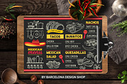 FREE! Trifold + Mexican Food Menu, a Brochure Template by BarcelonaShop (Thumbnail 1 of 3)