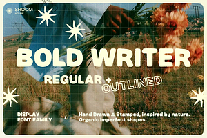 Bold Writer: Chunky Font Family, a Sans Serif Font by SHOOM HOUSE