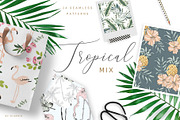 Tropical mix. 24 patterns, a Pattern Graphic by OJardin (Thumbnail 1 of 4)