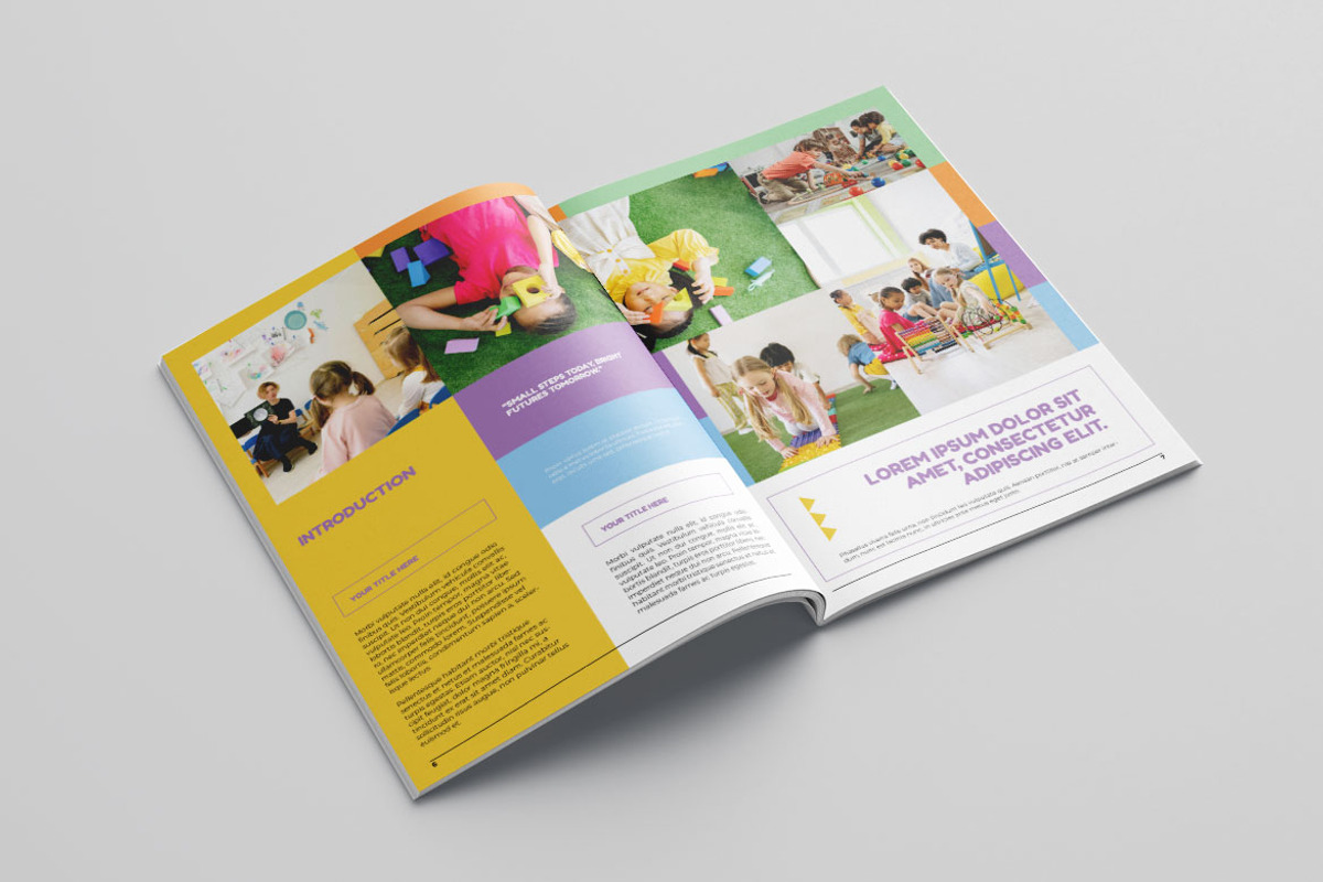 Preschool Brochure Vol.11, a Brochure Template by Bewalrus Studio (Photo 4 of 11)