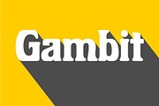 Gambit, a Font by Art And Sign Unlimited (Thumbnail 2 of 4)