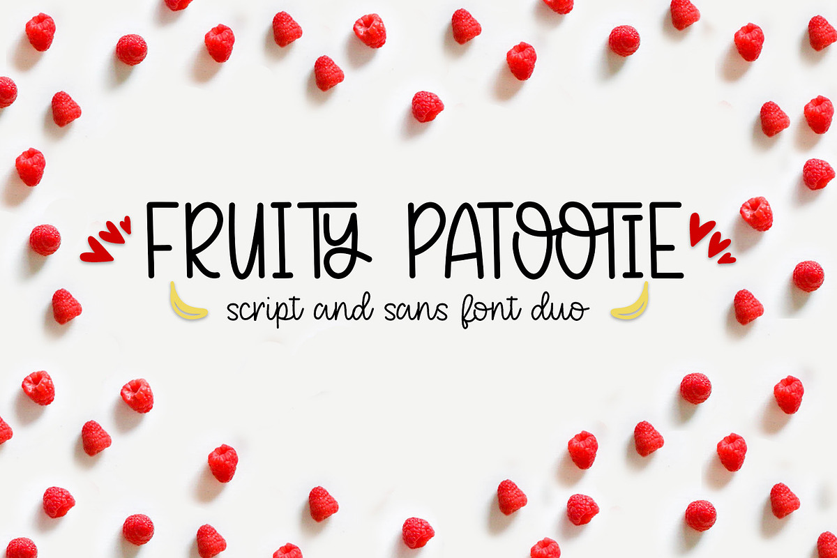 Fruity Patootie Font Duo