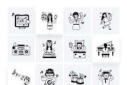 Animated Song and Music Icons, a Duotone Icon by Prosymbols (Thumbnail 9 of 12)