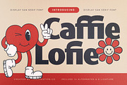 Caffie Lofie Retro Sans Serif, a Serif Font by timelesstype.co (Thumbnail 1 of 20)