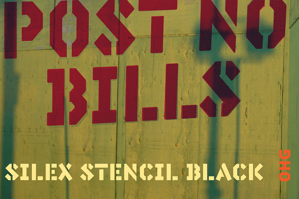 Silex, a Sans Serif Font by Our House Graphics Inc. (Photo 7 of 11)