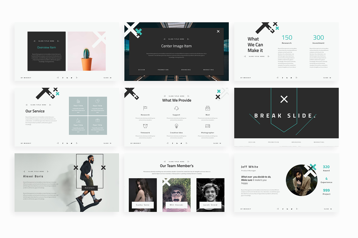 Laxus - Powerpoint Template, a Presentation Template by Mikokit (Photo 5 of 15)