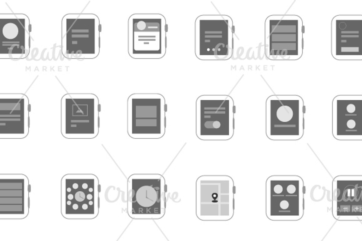 Apple Watch Sketchpad And Wireframe, a Wearable Device Mockup by dmitriythomas (Photo 4 of 4)
